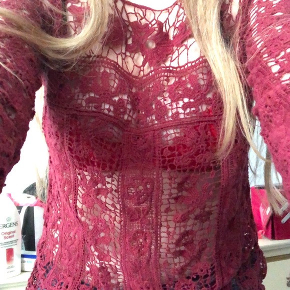 Red see through top - Picture 3 of 4